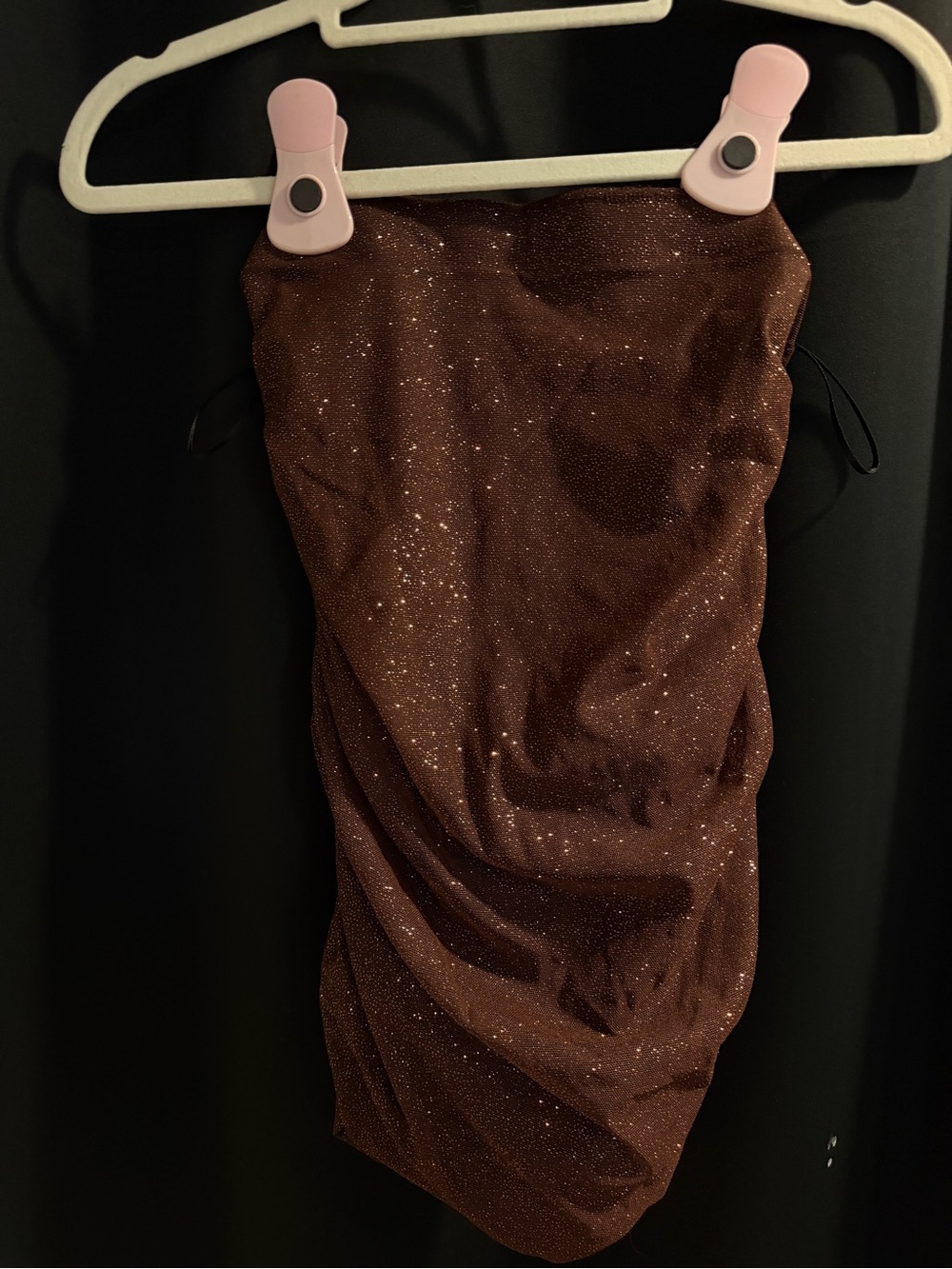 Windsor Sparkle Brown Mini Skirt